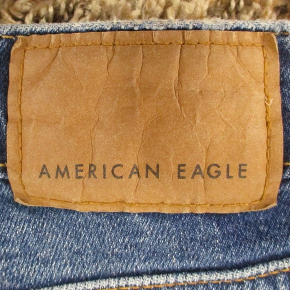 American Eagle Jeans Men's 31x30 Dark Wash Slim Straight Airflex Denim - Picture 5 of 10